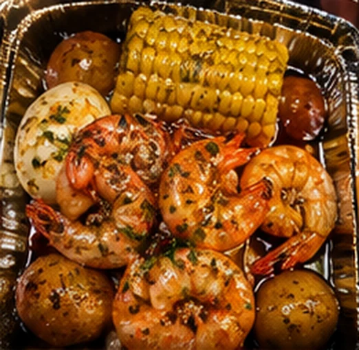 Shrimp Boil from the supplied menu photo